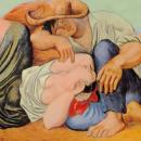 毕加索名画《熟睡的农民》