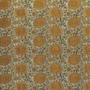 白地织金胡桃纹锦