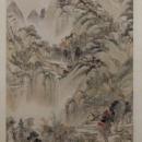 王翬虞山枫林图轴