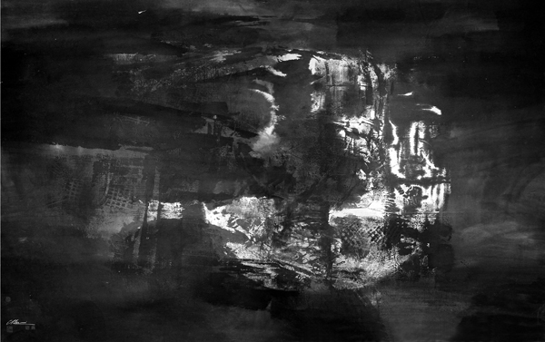 大气影像系列－15 陈辉  2007  水墨纸本   320x200cm.jpg