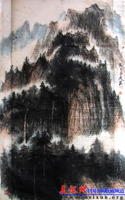 20《青松岭》134cm×82cm 1996年.jpg
