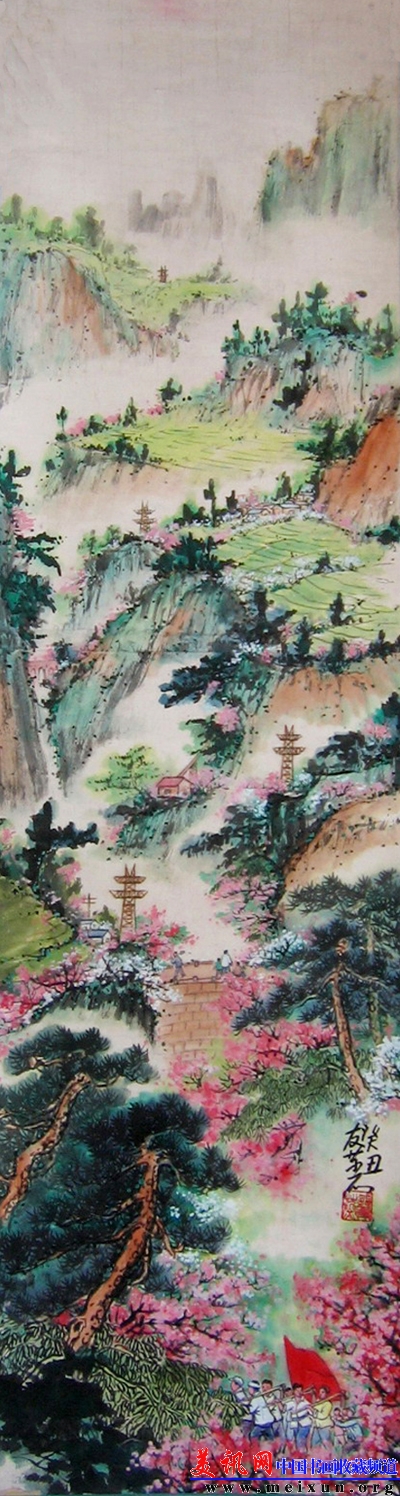 17《春潮》130cm×33cm 1973年.jpg
