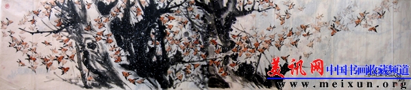 06《枯树雀烂漫》312cm×69cm 1992年.jpg