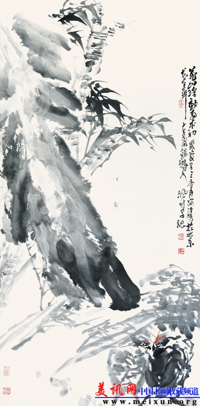 万山浮动雨来初136cm×68cm.jpg