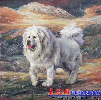 《雪域精灵NO.02》100X100  2009年.jpg