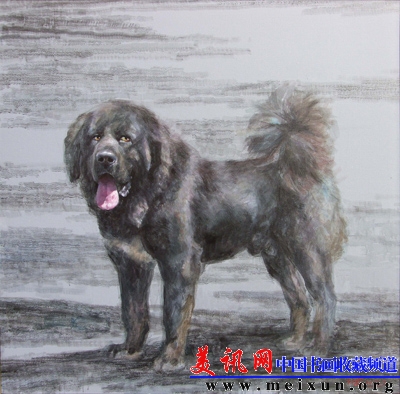 《雪域精灵NO.07》 160X160 2008年.jpg