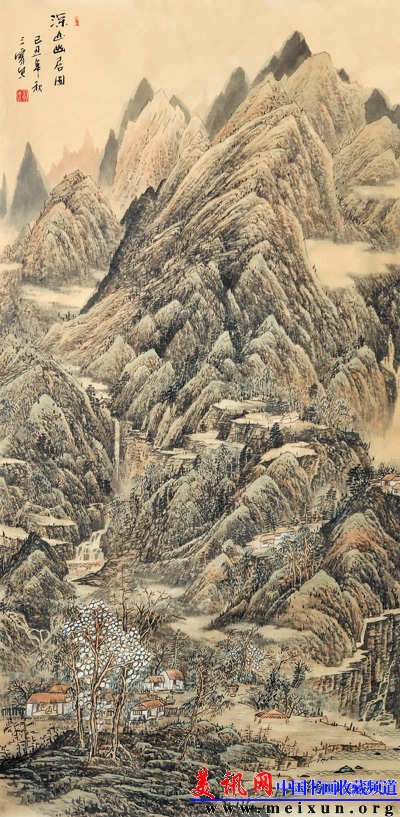 国画《深山幽居图》作者 何三宝.jpg