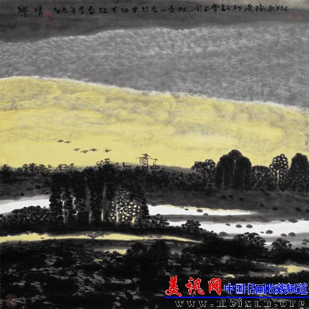 乡情    水墨     68cm×68cm 2000.JPG