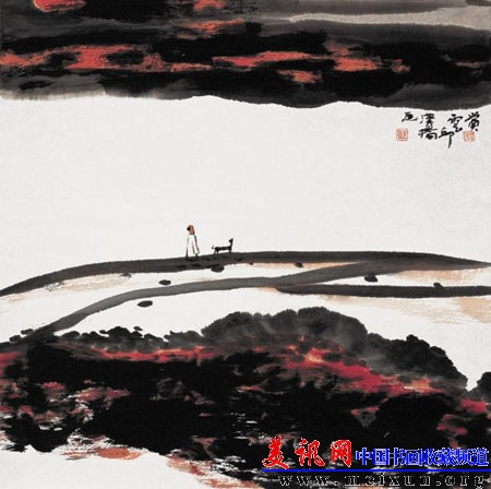 赏云   水墨       42cm×42cm 2004.JPG