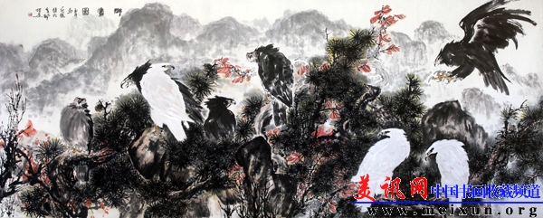 群鹰图.JPG