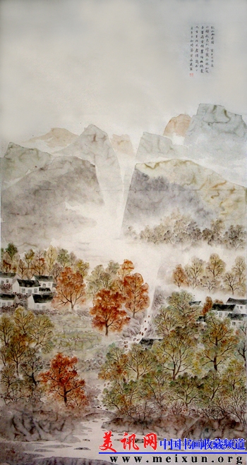 秋山幽居（96&times;180cm）.JPG