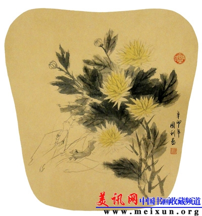 龚国利扇面12  2011  纸本国画  50X50cm.JPG