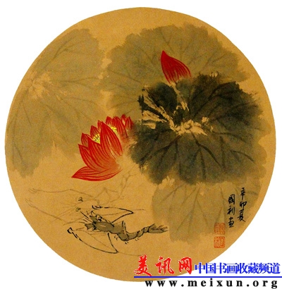 龚国利扇面11  2011  纸本国画  50X50cm.JPG