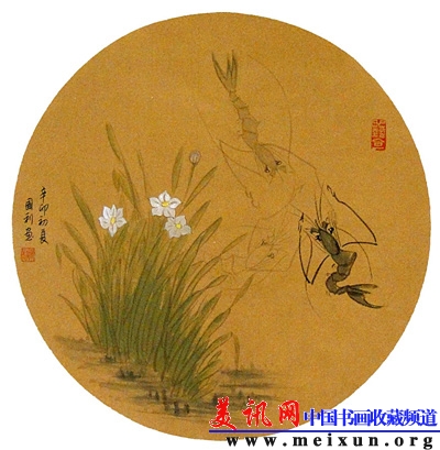 龚国利扇面9  2011  纸本国画  50X50cm.JPG