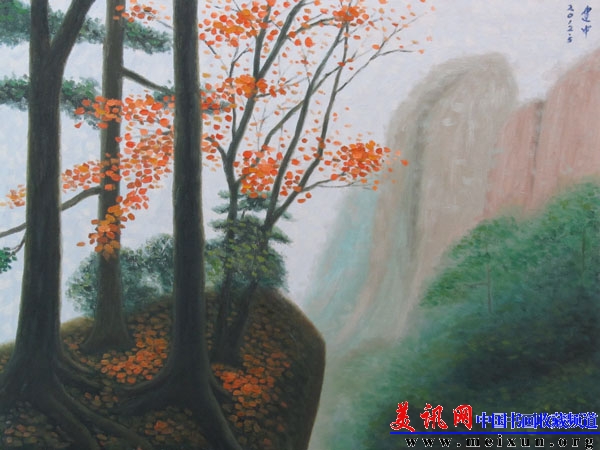 油画《黄山风光系列之二》（45x60cm）.jpg