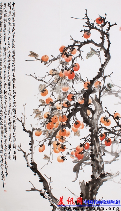 140cnX240cm 经霜红熟    2012纸本.jpg