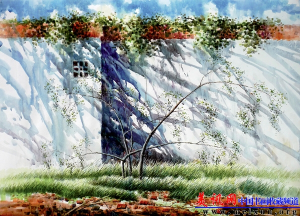 光影与白墙 78×108cm 2008年.jpg