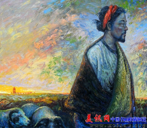 西藏组画——守护者.JPG
