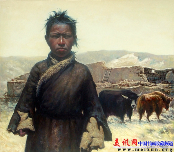 西藏组画——响午.JPG