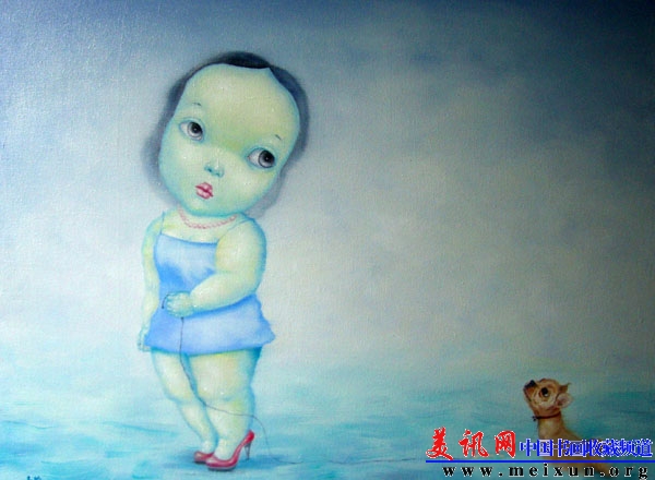 《都市浮华-104》90乘70cm,布面油画，2013年.JPG