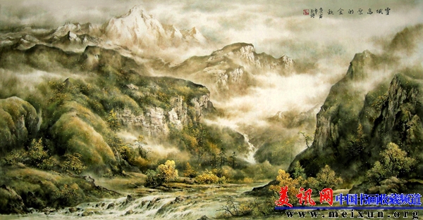 灵山祥云 180&times;97cm 2010年.jpg