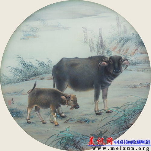 薄暮 直径60cm 2013年作.jpg