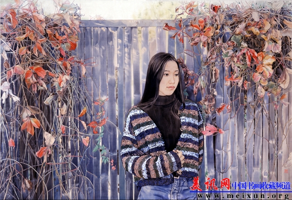 蓝色季节 160cm×110cm 绢本 2002.jpg