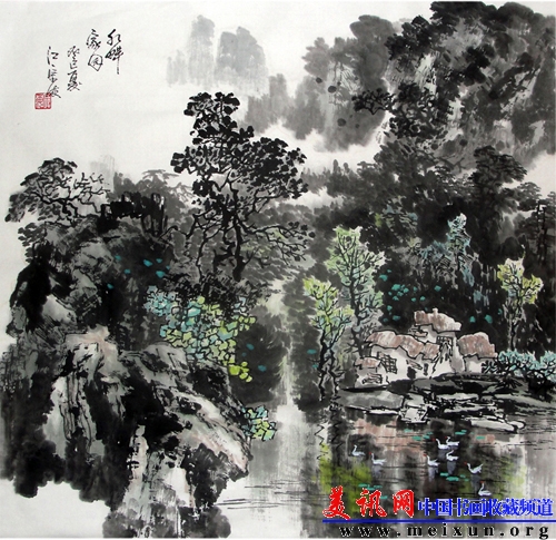 水畔家园 69x69cm.jpg