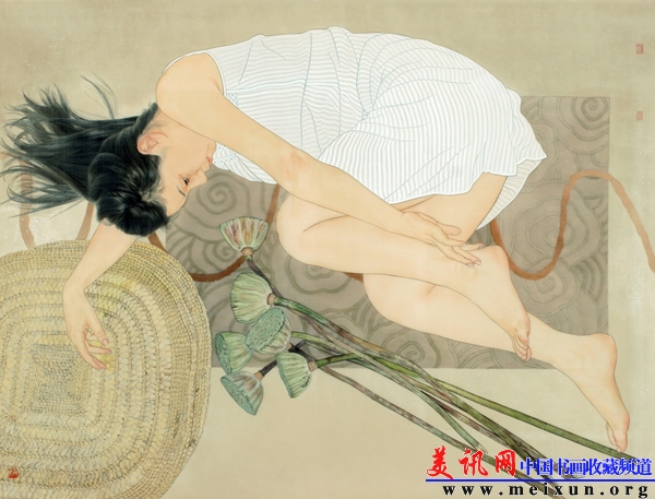 心清映荷香       147cm&times;110cm 绢本 2012.jpg