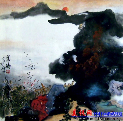 金光耀眼来：作品尺寸：  2.90平尺作于2011年.jpg