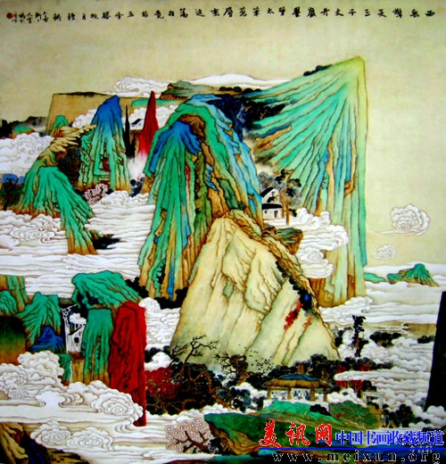 华岳图作品尺寸: 16.00平尺作于2008年.jpg