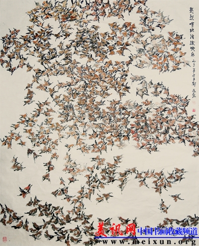 1-1《热烈喧炽 活泼快乐》 180&times;145cm 2006年.jpg
