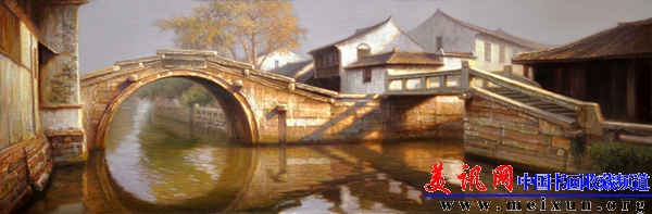 双桥斜阳50x150cm.jpg