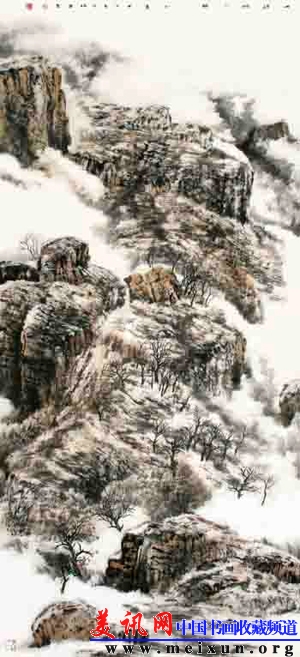 山塬珂玉柿柿如意 2011年纸本水墨90&times;180CM）.jpg