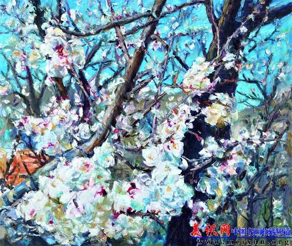 康连顺《春光》油画150×180CM   2011年-6.jpg