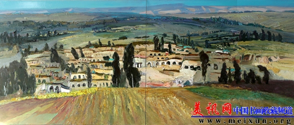 陈士斌 《阁老山后的阳光》之二 100×240厘米 2012年作.jpg