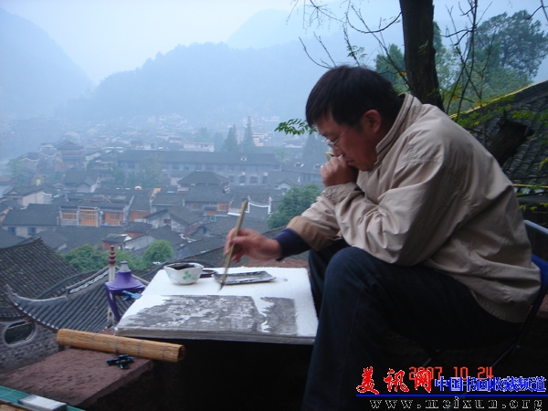 在湖南凤凰写生.jpg