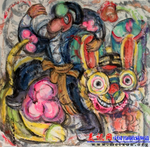 打虎 纸本 68·68.JPG