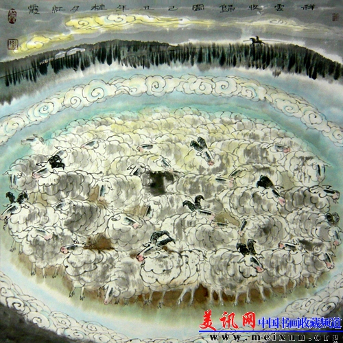 《牧归》 80cmX80cm 2009.jpg