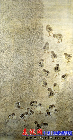 《秋日》获中国工笔画学会主办的2012当代百名中国工笔画家提名展优秀奖 (1).jpg