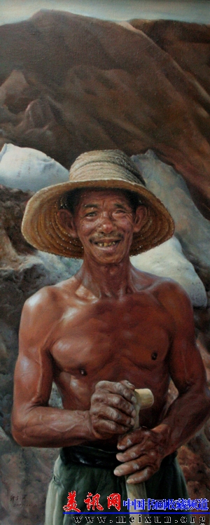 农民工系列·斜阳 2009年 60×140cm.jpg