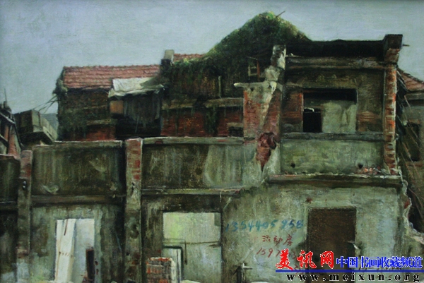 逝去的风景·武汉老屋之一 2011年 40×60cm.jpg