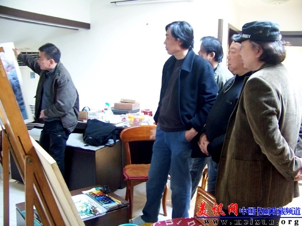 与青岛水彩画家切磋交流 副本.jpg