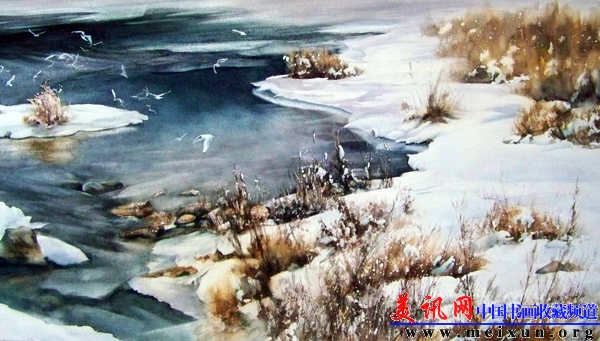 17 春水东流之二52×102.jpg