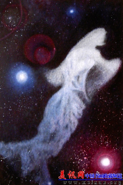 A flying beauty 80x120cm 2012年.jpg