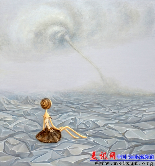 梁珊 《日记-龙卷风》140x150cm 2010年 布面油画.jpg