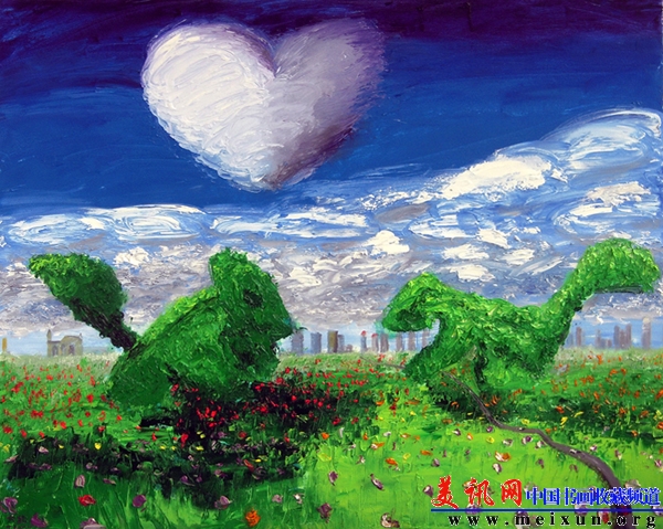 爱的诞生(油画 2011年 60x75 刘大北).jpg