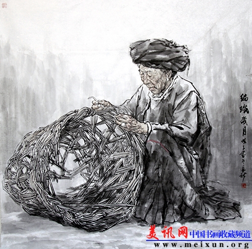 编织岁月 125x125 2008 苗再新.JPG