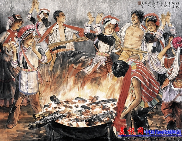 53、彝 族--阿细跳月.JPG