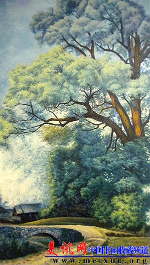 油画《村口》.jpg